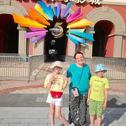 Выходим из парка universal 