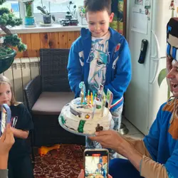 Получилось задуть